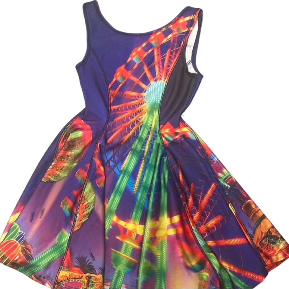 GUC Zara Terez Girls Small Ferris Wheel Print Skater Dress